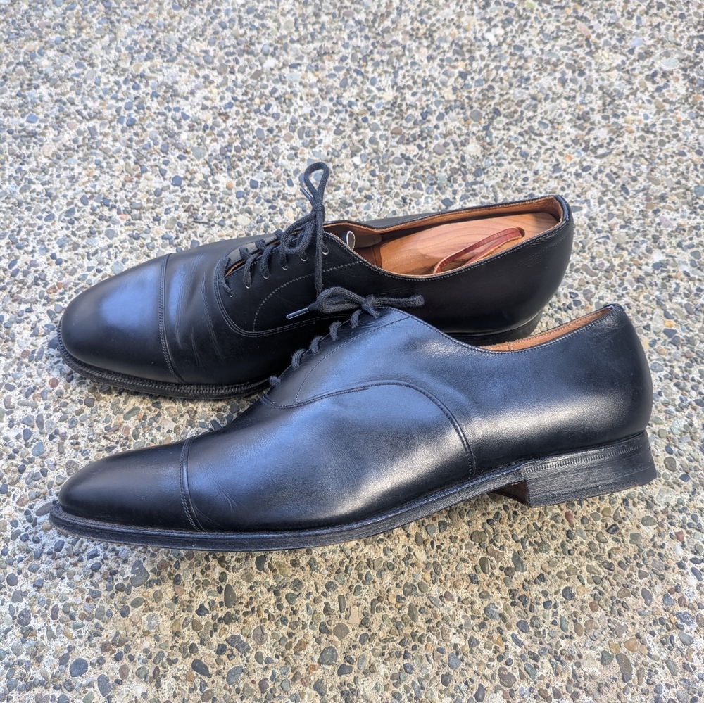 Church's Consul Black Leather Oxford Shoes